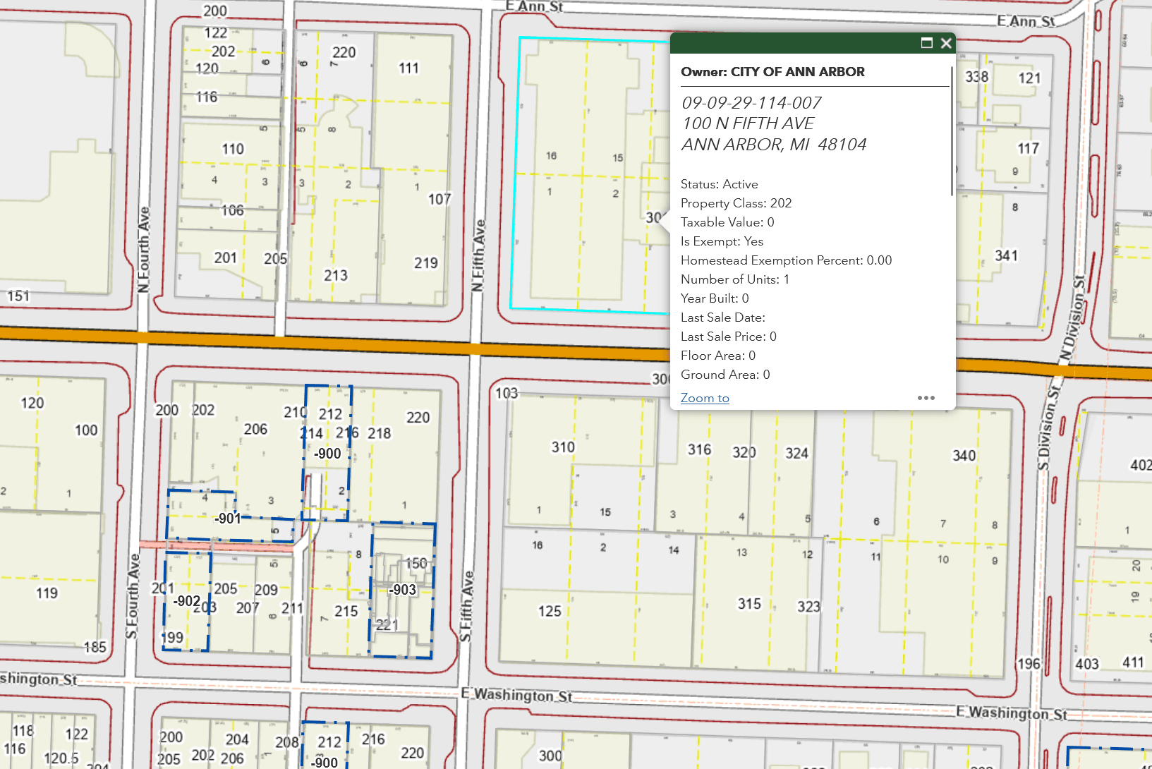 Parcel Viewer Map Dashboard Preview