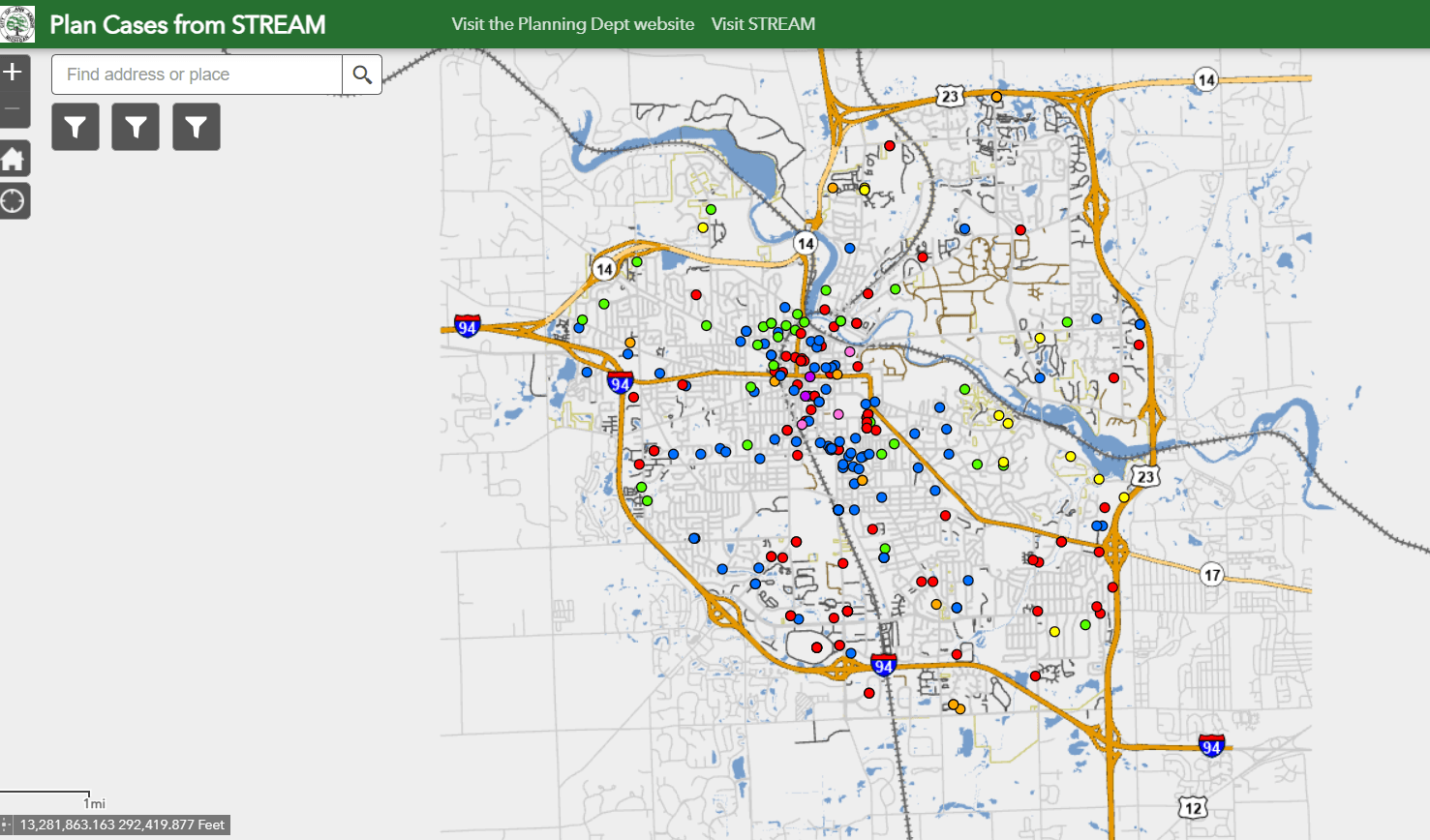 Public Plan Map Dashboard Preview
